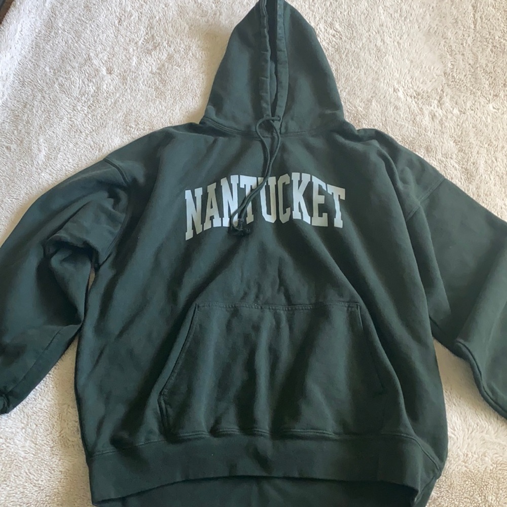 forest green Brandy Melville “Nantucket” hoodie